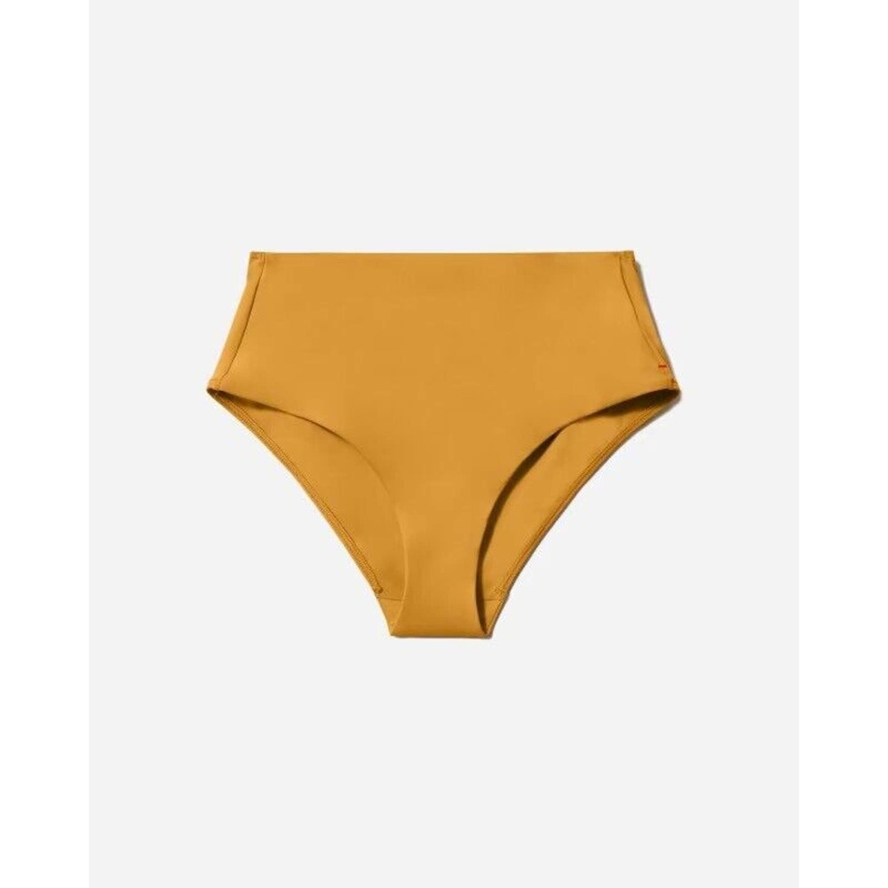 NWT Everlane ReNew Womens High Rise Hipster Bikini Bottoms Size XXS Yellow